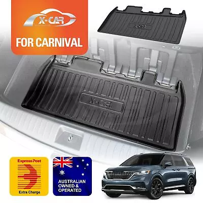 Cargo Trunk Mat Luggage Tray Boot Liner For Kia Carnival 2014-2024 Accessories • $44.95