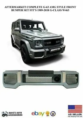 Aftermarket G63 Front Bumper Cover Kit Fit's 90-18 G-wagon Amg G-class W463 G55 • $450