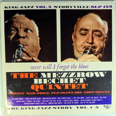 The Mezzrow-bechet Quintet-never Will I Forget The Blues-v. 5-storyville 153 • $29.99