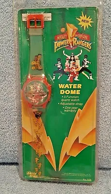 BRAND NEW Mighty Morphin Power Rangers Water Dome Watch Vintage 1995 Gordy Time • $24.99