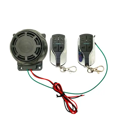 Dual Remote Control Motorcycle Alarm Security System Motorcycle Theft Protection • $22.18