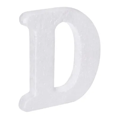 £3.28 • Buy Foam Letters D Letter EPS White Polystyrene Letter Foam 100mm/4 Inch