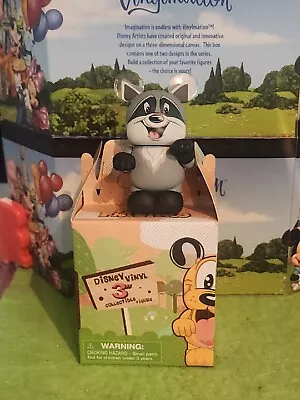 DISNEY Vinylmation 3  Park Set 1 Furry Friends With Box Meeko Raccoon Pocahontas • $11.99