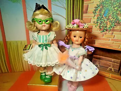 Vintage Vogue Blonde SLW Ginny And Friend Ginger Painted Lashes And Outfits • $24.50