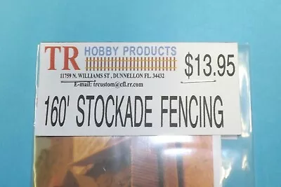 160' STOCKADE FENCING Laser Cut  N SCALE  • $13.95