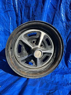 OEM 60’s MOPAR DODGE PLYMOUTH CHRYSLER 14x6 JK MAGNUM 500 Chrome Black WHEEL RIM • $149