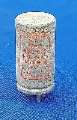 Vintage Car Tube Radio Superior S-1 Vibrator 6 Volt 4 Pin Not Tested • $25