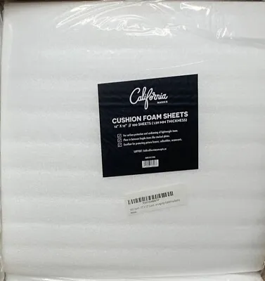 Moving Cushion Foam Sheets 12” X 12” (1x 100 Count) Packing Supplies Wrap - • $14.99