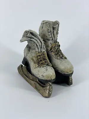 Vintage Popular Imports Antique Style Ice Skating Shoes Figurine • $8.96