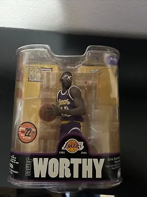 Mcfarlane NBA James Worthy Lakers Legends Series 3 Variant Purple Jersey Figure • $59.99