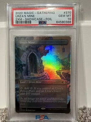 Urza's Mine Borderless FOIL - Double Masters - Graded PSA 10 MTG • $100