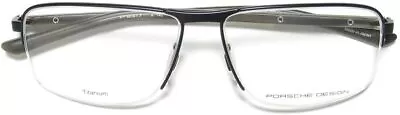 $99 • Buy New Porsche Design Titanium Eyeglasses Optical Frame P8317 A Black W/ Case