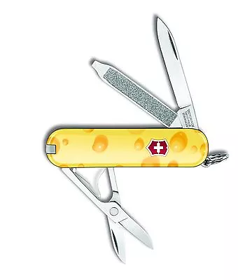 Victorinox Swiss Army Key Chain Knife Classic Ltd Ed - Swiss Cheese - Free Ship • $21.95