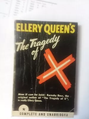 Uncommon - ELLERY QUEEN - THE TRAGEDY OF X - Reader's League Of America Edition • $15