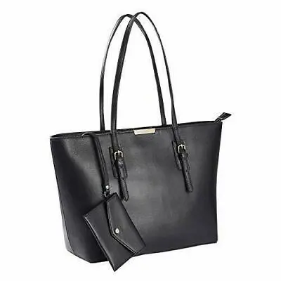 Hilary Radley Leather Jane Tote With Removable Pouch. New No Tags • £28.90