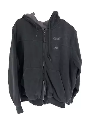 Milwaukee Heated Gear Full Zip Jacket W/ Hood Men's Large Black • $79.99