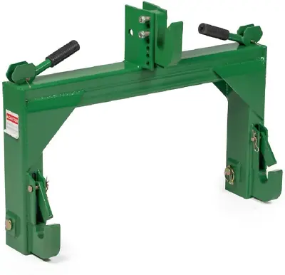 Titan Attachments Green 3 Point Quick Hitch Adaptor To Category 1 And 2 Tractors • $339.61