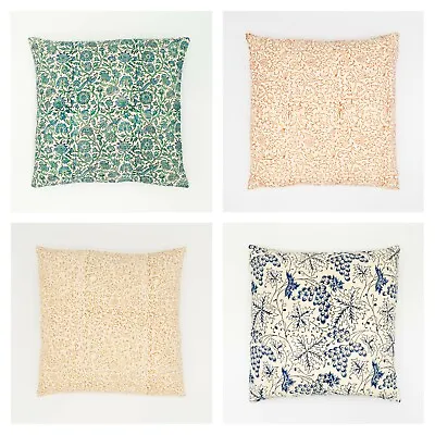 Cotton Cushion | Block Printed Pillow | Various Floral Designs And Colors • £8