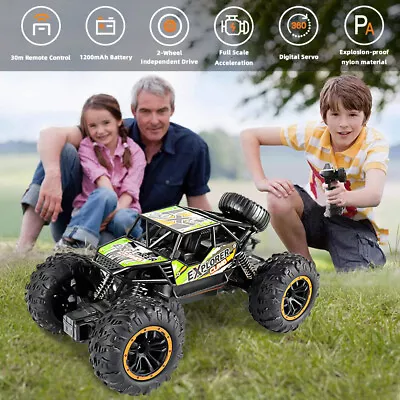 1:18 Scale RC Monster Truck Car 4WD 2.4Ghz Off-road Remote Control Car Xmas Gift • $28.99