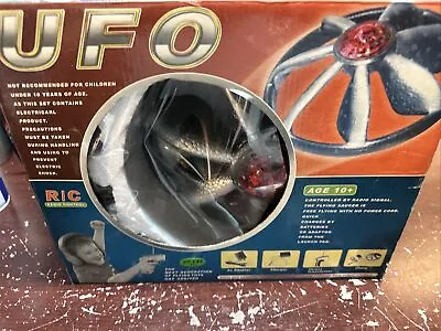 RARE Vintage Radio Control Space Flying Saucer UFO Toy In Box Untested • $41.99