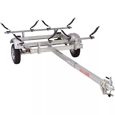 Malone EcoLight 2-Boat V-Rack Kayak Trailer Package - MPG586XV • $1349.10