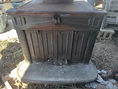 $300 • Buy Franklin Wood Burning Stove Fireplace Cast Iron Warming Warmth Hot 