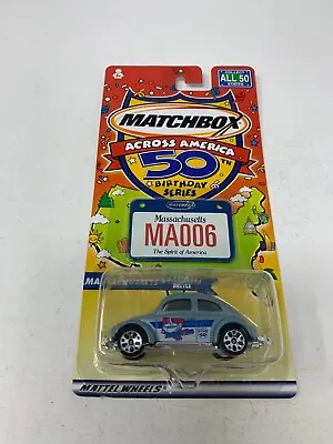 Matchbox 2001 Across America 50th Birthday Series Massachusetts 1962 VW Beetle • $12.99