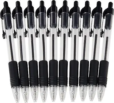 £3.99 • Buy Zebra Z Grip Retractable Ballpoint Ball Pen Black - 1.0mm Medium - Pack Of 10 UK