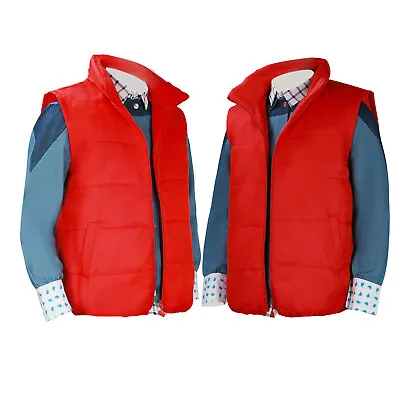 Cosplay Back To The Future Marty McFly Jackets Halloween Carnival Outfits Coats • $64