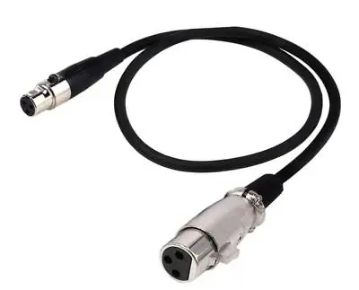 3 Pin XLR Female To Mini XLR Female Audio Microphone Cable - 1.5m • £9.95