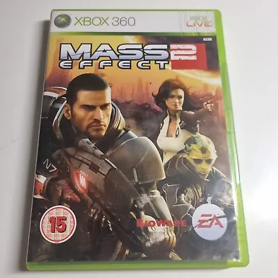 Xbox 360 Game Mass Effect 2 EA Sports Space Shooter Battle Fantasy With Manual  • $9