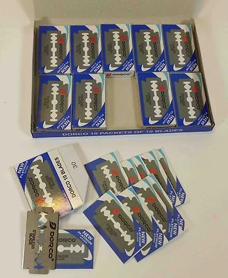 $10.99 • Buy (200PCS) DORCO Stainless Double Edge Razor Blade Platinum ST300  