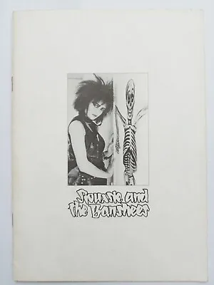 £79.99 • Buy Siouxsie &  The Banshees - 1982 Japan Tour - Japanese Tour Programme