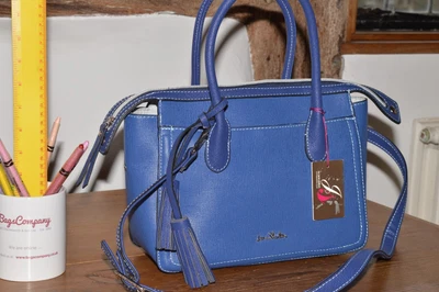 £10 • Buy FAUX LEATHER - NEW - Jane Shilton Designer Shoulderbag Handbag - BLUE