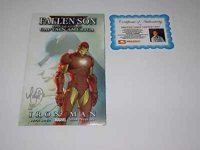 Fallen Son The Death Of Captain America Iron Man #5 2007 SIGNED Michael Turner • $33.96