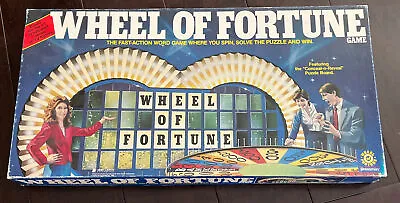 Vintage Wheel Of Fortune Board Game Conceal N Reveal Puzzle Board By Pressman • $8