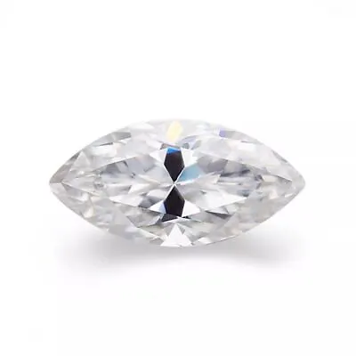 Marquise Cut Certified Moissanite Loose Stone VVS D • $39.21