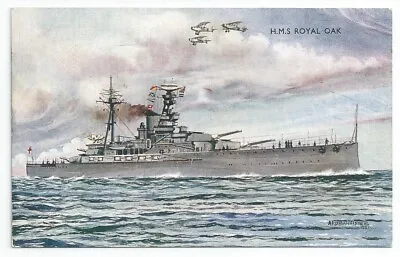 £10 • Buy HMS ROYAL OAK Revenge / R-class Battleship Royal Navy Unused PC