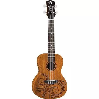 Luna Uke Tattoo Concert Acoustic Ukulele Mahogany #UKE TC MAH • $99