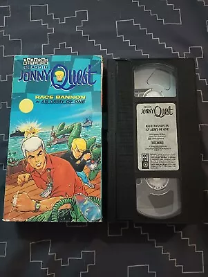 VHS Jonny Quest Race Bannon In An Army Of One Cartoon Network • $2