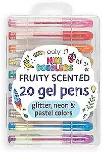  Scented Gel Set Of 20 Pens - 20 Mini Glitter Neon And Pastel Mini Doodlers • $26.23