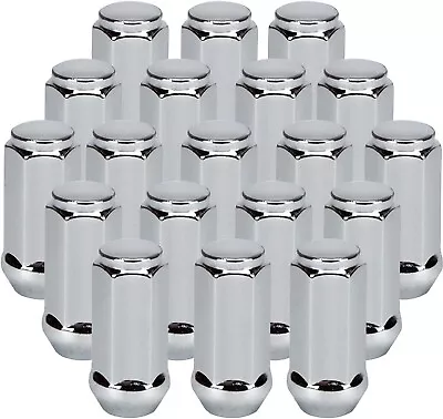 20 Chrome Bulge Acorn Lug Nuts 2  Inch 1/2x20 Ford Explorer Edge Flex Ranger 1/2 • $26.95