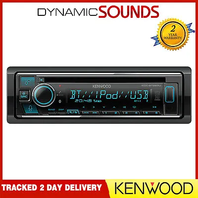 Kenwood KDC-BT665U - CD/MP3 Car Stereo With USB Bluetooth Tuner Alexa Ready • £88.99