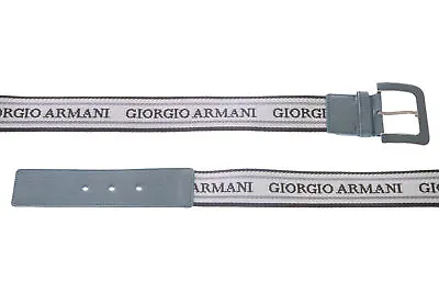 £35.16 • Buy Giorgio Armani Women's Canvas Logo Jacquard Belt