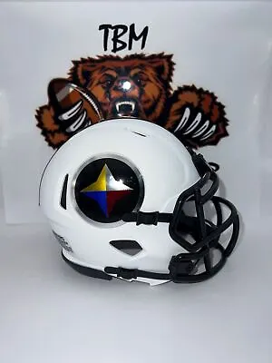 Pittsburgh Custom Concept Flat White Mini Helmet • $49.99