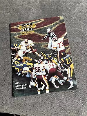 1983 Redskins Super Bowl Magazine • $20