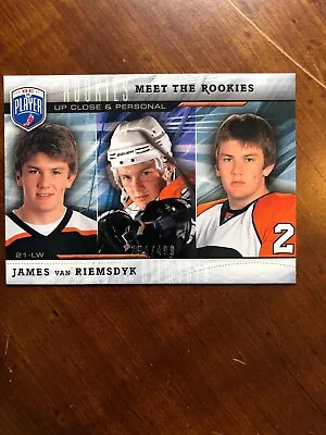 09-10 UD Be A Player Hockey Meet The Rookies #MR4 James Van Riemsdyk /499 • $1.99