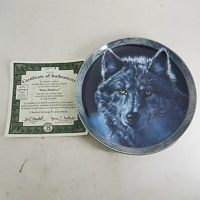 Shadows First Issue In The Mystic Spirit Wolf Plate Collection By Vivi Crandall • $37.97