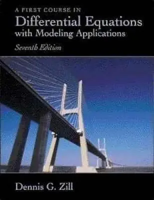 $7.97 • Buy A First Course In Differential Equations With Modeling Applications - GOOD