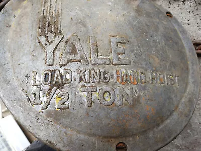 Yale Load King 1/2 Ton Manual Hand Hoist  • $79.99